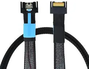 FOR Gen5 PCIE SFF-8654 4i 38P TO SAS SFF-8654 4i 38Pin Hard Drive Cable