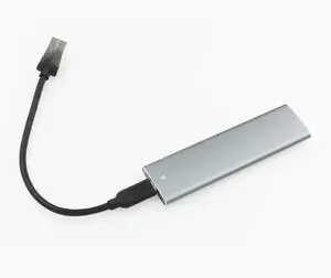 FOR TYPE-C USB3.0 USB3.0 m.2 NGFF SSD Mobile Drive VIA VLI713 Support TRIM SATA3 6Gbps UASP Aluminum SSD HDD Enclosure
