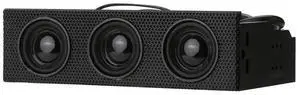 FOR 9005 5.25" Stereo Surround Speaker PC Front Panel Computer Case Built-in Mic Music Loudspeakers