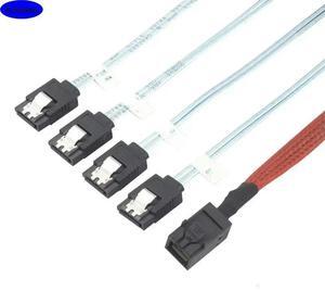 FOR MINI SAS HD SFF-8643 to 4 Ports SATA Server Connection Cable