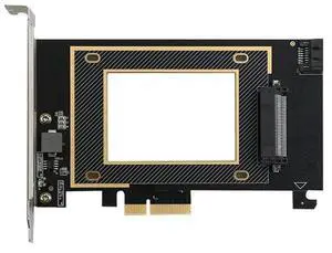 PCI-E Riser 3.0 4X to U.2 SFF-8639 Adapter PCIe U.2 SSD to PCI Express Card Support U.2 SSD 2.5" SATA SSD