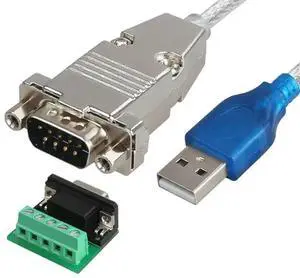 FOR 1.5M USB 2.0 to RS485 RS-485 RS422 RS-422 DB9 COM Serial Port Device Converter Adapter Cable CH340+ZT485 Chipset