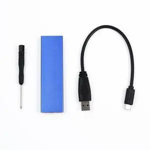 FOR Enclosure USB 3.1 Type-C USB-C to NGFF M.2 B Key SSD 2280 Adapter Card Enclosure