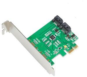 FOR 88SE9170 2 Ports SATA 6G PCI Express Controller Card PCI-e to SATA III 3.0 converter PCI low profile bracket SATA3.0