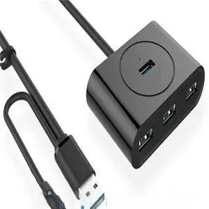 4 Ports Super Speed USB 3.0 HUB with Micro USB 2.0 OTG, Compact Design your ,Ultrabooks and Book