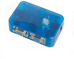 250MHz 2 Input 2 Output Selector VGA Splitter Switch Connector Support 1920*1440 High Resolution HD MT-202S
