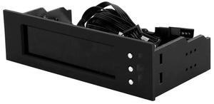 FOR 5.25 inch Drive Front LCD Panel Fan Speed Controller with 4 Fan Speed Controller CPU Temperature Sensor