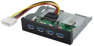 3.5 Inch USB A 3.1 PC Front Panel Docking Station 4 Ports Chip VIA VL820 USB3.1 10gbps Four Port TYPE A Hub Converter