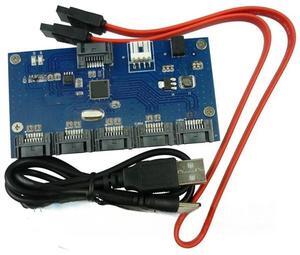 FOR 1 to 5 Port SATA II / SATA 2.0 Multiplier adapter SATA 3GB PM riser card