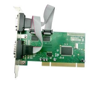 FOR PCI Serial Port Card PCI To 2 Ports RS232 COM Converter Card