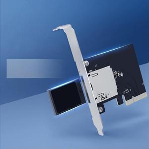 FOR PCIE To CF Card Reader Hard Drive Adapter PCI-E X4 Converter Board CF Type B Memory Card Reader Adapter