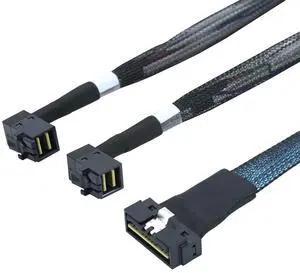FOR PCI-E SAS4.0 LP Low profile SFF-8654 8i 74pin to MINI SAS HD SFF-8643 8I 36Pin 90 Degree Server Adapter Cable