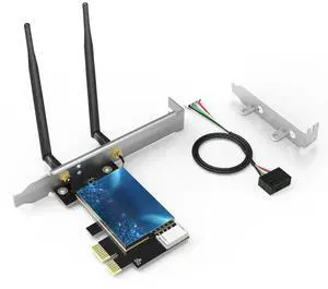 FOR AC1200Mbps Wi-Fi With s PCI Express adapter With 2*5dBi Antenna wifi laptop card ethernet usb wifi adapter 1200mbps
