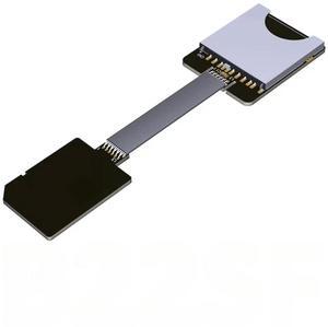 FOR Flex sd card Extender cable TF to micro SD TF Zip Extension cable Memory Card Reader Express Cord support SDHC SDXC UHS-I