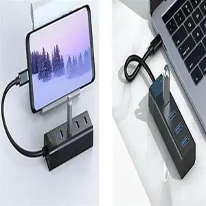 Portable Super Speed TYPE-C TO 4 ports USB 3.0 Hub LED Indicator 5Gbps -swap usb3.1 hub