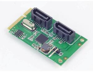 FOR 2 Ports SATA 6G mini PCI Express Controller Card Mini PCI-Express SATA 3.0 Controller Card (2x SATA 6G, chipset for )