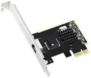 single rj45 port 2.5g/1000M/100M/10M gigabit ethernet PCI Express wired network lan nic card win10