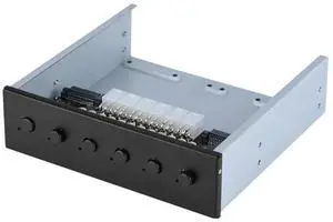 FOR Multi-System Front Panel Expansion with 5.25 Optical Drive 6 SATA Hard Drive Power Control Switches
