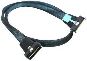 PCI-E Gen5.0 Mini SAS 74Pin to LP 8i Low profile SFF-8654 74Pin SAS 4.0 24 Gbps Extension Cable