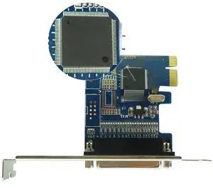 Parallel Port DB25 25Pin Printer to PCI-E Express Card Converter Adapter