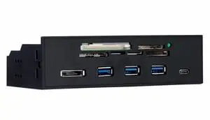 FOR 3125 Card Reader 5.25 inches Multifunction Internal Card Reader Dashboard PC Front Panel supports M2 MSO SD MS XD CF card