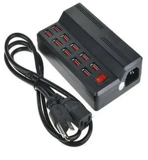 Smart 10 ports usb fast charger universal power adapter usb charger adapter