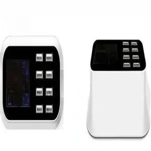 8 Port Portable USB Hub Fast Charger Power Adapter with Smart IC Auto Detect Tech