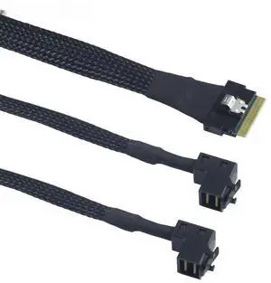 FOR MINI SAS SFF-8654 8i 4.0 to 2 Ports SAS HD SFF-8643 Adapter Cable