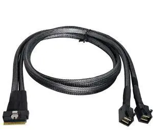 FOR MINI SFF-8654 8i 4.0 to 4X SAS SFF-8643 server connection Cable