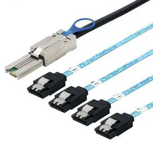 FOR MINI SAS SFF-8088 26P to 4 Port SATA 7P female server connection cable FOR MINI SAS SFF-8088 26P to 4 Port SATA 7P female server connection cable
