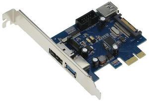 FOR External USB3.0 Port Power eSATA Port Internal USB 3.0 9pin USB Header PCIe Card With 15pin SATA Power Socket (NEC / uP