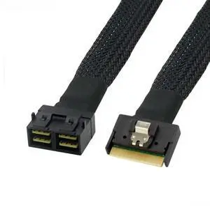 SAS SFF-8654 8I 4.0 74P to 2X SAS 8643 Connection Cable