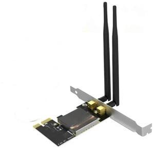 FOR EP-9607 PCI-e Wireless Network Card 2.4/5.8GHz Dual Band AC 1200Mbps PCI Express x1 WiFi Adapter for Win 7/8.1/10
