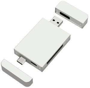 FOR High-Speed Dual Interface Magnetic USB3.2 Type-C/A to CF/CFEXPRESS Card Reader for Z6/Z7 1DX3 and CFE, 10Gbps