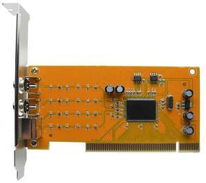 FOR SDK2500 PCI to 2 ports av capture video card HD TRIDENT SAA7134HL Chipset AV/S 1394 Acquisition Card 720x576 support DirectX VFW