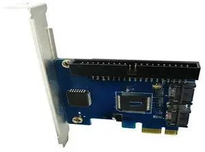 FOR PCI-E to SATA2.0 raid card PCIe to dual SATA + IDE 40pin controller adapter