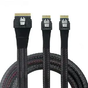 FOR SAS SFF-8654 8I to 2 Ports SFF-8654 4I server connection cable
