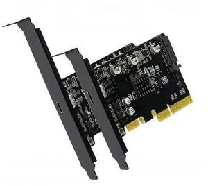 PCIE x4 to USB3.2 Gen 2x2 (20Gbps) Type-C Expansion Card 10/