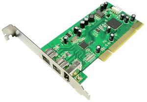 FOR PCI Combo 2x 1394b + 1x 1394a Firewire Ports PCI Controller Card 1394 card TI Chipset