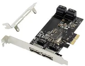 FOR PCIe To 4 Port SATA III 6G +2 Port esata RAID Controller card 88SE9230 chipset pcie to 4 port sata3.0 adapter card
