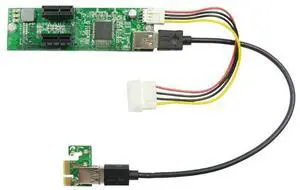 PCI-Express 1X To 2 Ports PCI-e 1X Multiplier Card