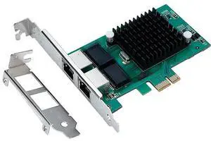 FOR 82575 Server Chipset Gigabit PCI-Express Network Card 1000M PCI-e Double RJ45 Port NIC Adapter