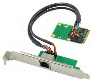 FOR mini PCIe To Single Port RJ45 Gigabit Ethernet NIC Network Card 10/100/1000Mbps JL82574L Chipset Mini PCI-E