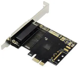 FOR Pcie AX99100 Chipset PCI Express 4 ports Serial PCI-e 1x Expansion Card Multi RS232 DB9 COM Port to PCIe I/O Riser Card