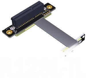FOR PCIe x1 x4 extender adapter jumper for audio,wireless LAN, usb cards pci-e 1x to 4x PCI-Express cables extension cable x4 female