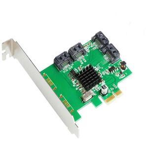 FOR 88SE9215 4 Ports SATA 6G PCI Express Controller Card PCI-e to SATA III 3.0 converter PCI low profile bracket SATA3.0