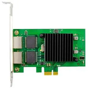 FOR PCIE X1 2 Port 1000M Gigabit Ethernet Dual Ports RJ45 Lan Network Card Chip 82576 Networking Pci-e Ethernet Server