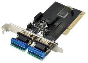 FOR PCI To RS422 RS485 Converter Adapter Card PCI to 2 Port RS485 / RS422 Serial Card MCS9865 Chipset rs-485 rs-422