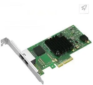 FOR I350-T2V2 Dual Port Gigabit Ethernet Controller Card I350AM2 PCI-E X4 2 Ports Server NIC for Data Centers