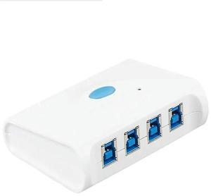 FOR USB3.0 sharing switch type-B 4 port usb3.0 hub printer sharing switch Four in and one out MT-SW341